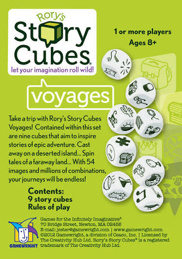 The Creativity Hub Rory's Story Cubes: Voyages Dice Game