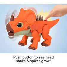 Fisher-Price Imaginext Jurassic World: Rebirth Aquilops Dinosaur Action Figure 7.75-Inch