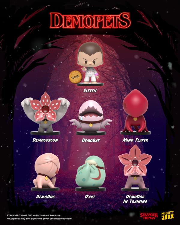 Mighty Jaxx Stranger Things DemoPets Series 1 Blind Box Collectible Figure 1 Random Figure
