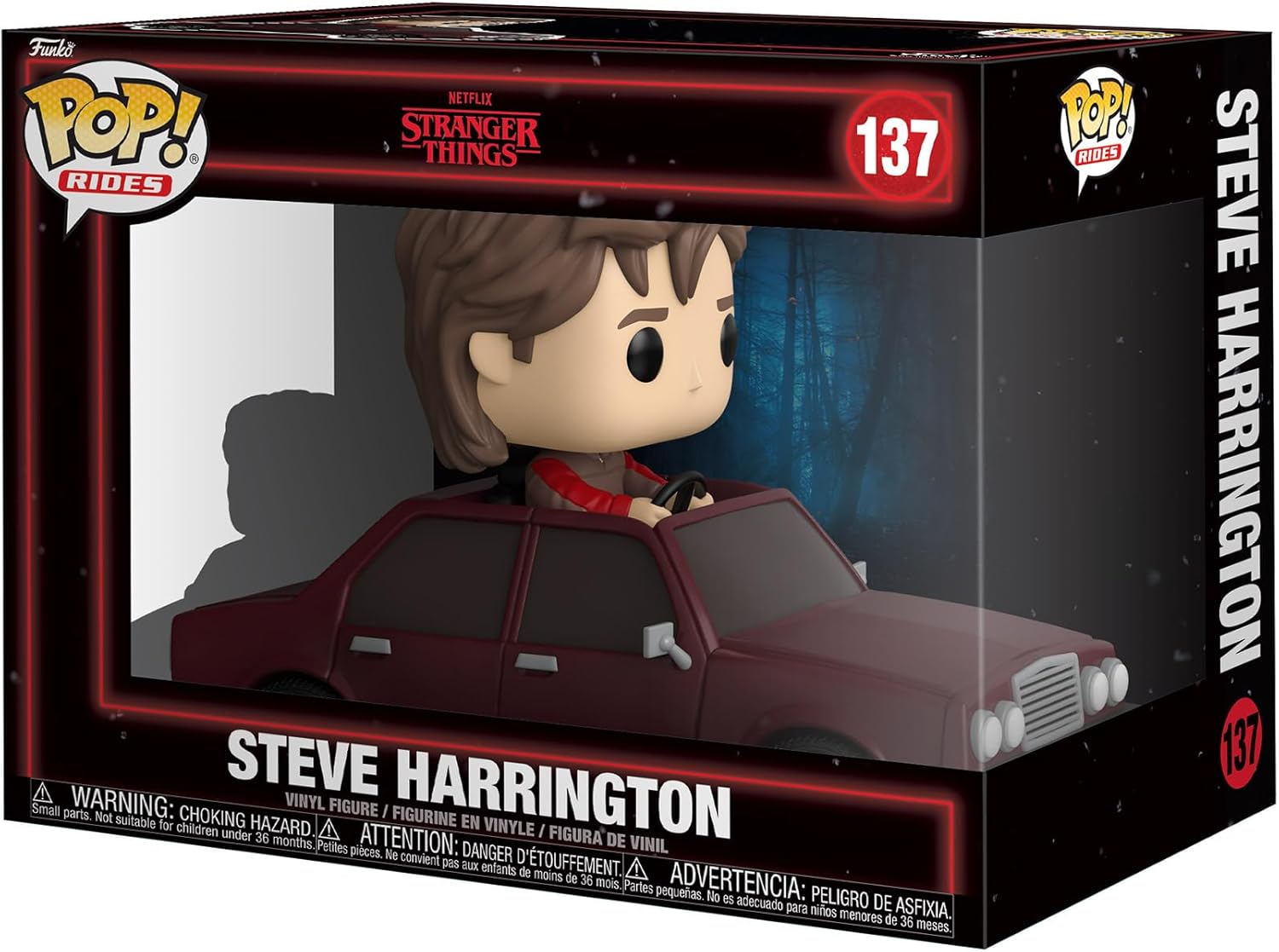 Funko POP! Rides: Stranger Things Season 5 — Steve Harrington in BMW #137