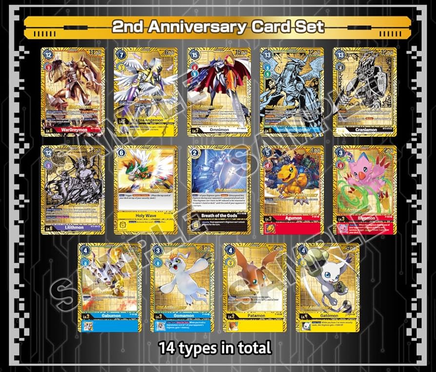 Bandai Digimon Card Game: 2nd Anniversary Set [PB-12E] Trading Card Game