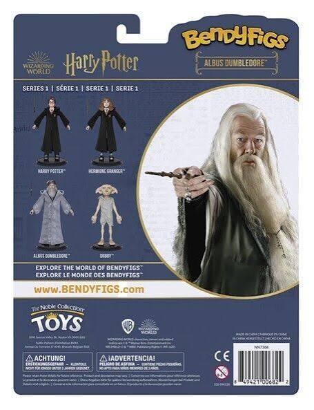 BendyFigs The Noble Collection Harry Potter Albus Dumbledore - 7.5in (19cm)