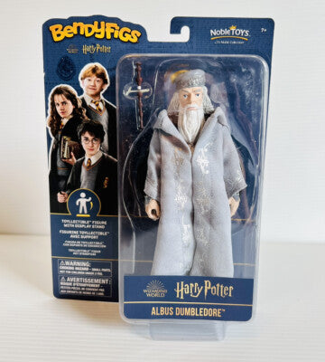BendyFigs The Noble Collection Harry Potter Albus Dumbledore - 7.5in (19cm)