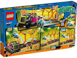 LEGO City Stuntz Stunt Truck & Ring of Fire Challenge 60357