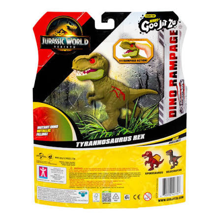 Moose Toys Heroes of Goo Jit Zu Jurassic World Rebirth Dino Rampage T-Rex & Spinosaurus