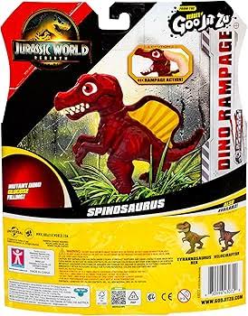 Moose Toys Heroes of Goo Jit Zu Jurassic World Rebirth Dino Rampage T-Rex & Spinosaurus