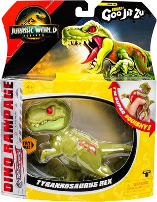 Moose Toys Heroes of Goo Jit Zu Jurassic World Rebirth Dino Rampage T-Rex & Spinosaurus