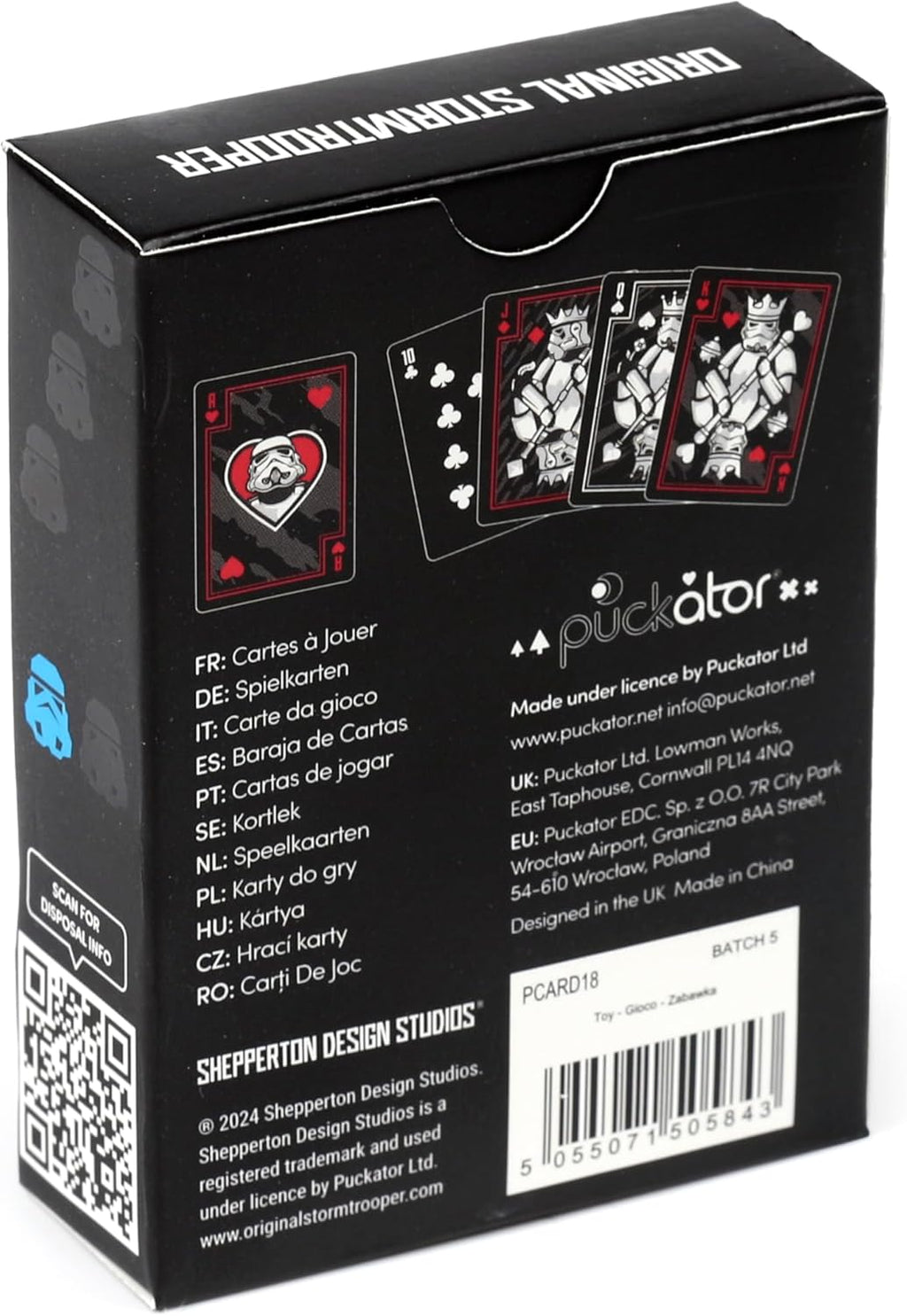 The Original Stormtrooper Standard Playing Card Deck