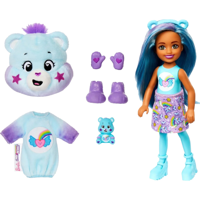Mattel Barbie Care Bears Cutie Reveal Chelsea Doll