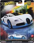 Mattel Hot Wheels Premium Bugatti Veyron, Car Culture Circuit Legends 1:64 Scale Vehicles,