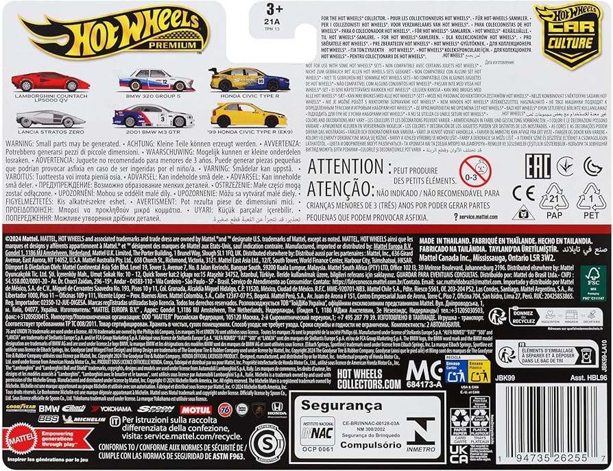 Mattel Hot Wheels Premium Car Culture BMW Race Cars 2-Pack