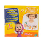 Giochi Preziosi Masha and the Bear – Set of 6 Characters from the Famous TV Series 5 to 7 cm Tall and 1 Exclusive Surprise Glow in the Dark figure