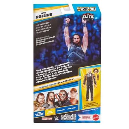 Mattel WWE Elite Collection Seth Rollins Action Figure & Accessories