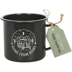 Home from Home Enamel Camping Mug
