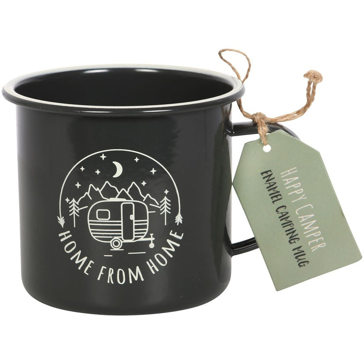 Home from Home Enamel Camping Mug
