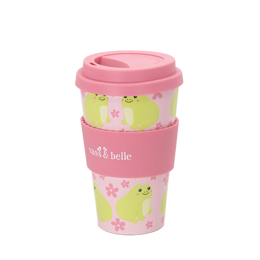 Sass & Belle Frog Travel Coffee Cup 400ml