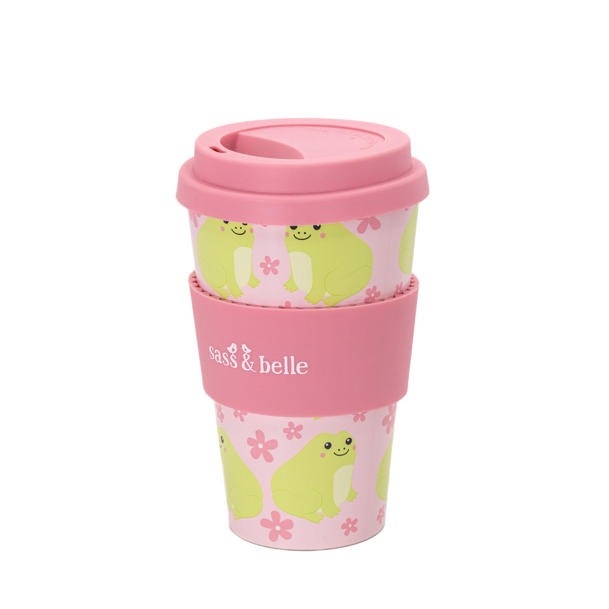Sass & Belle Frog Travel Coffee Cup 400ml