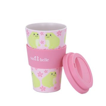 Sass & Belle Frog Travel Coffee Cup 400ml