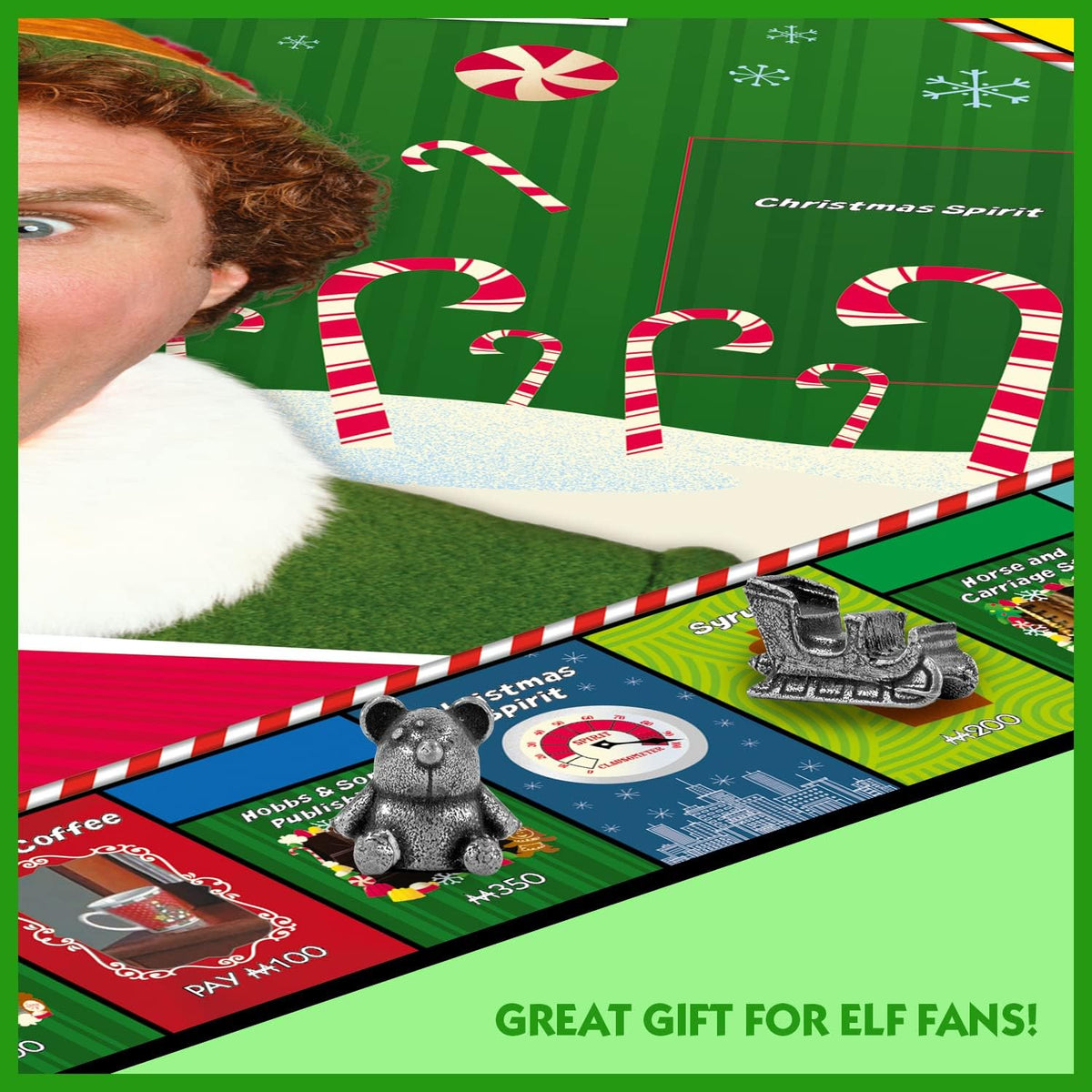 Winning Moves Elf Monopoly Board Game
