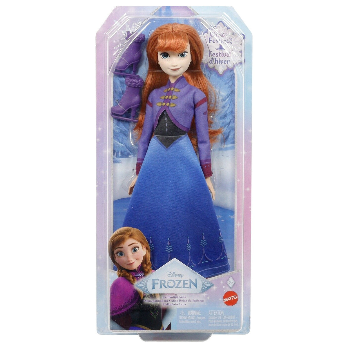 Mattel Disney Frozen Anna Fashion Doll – Ice-Skating Look