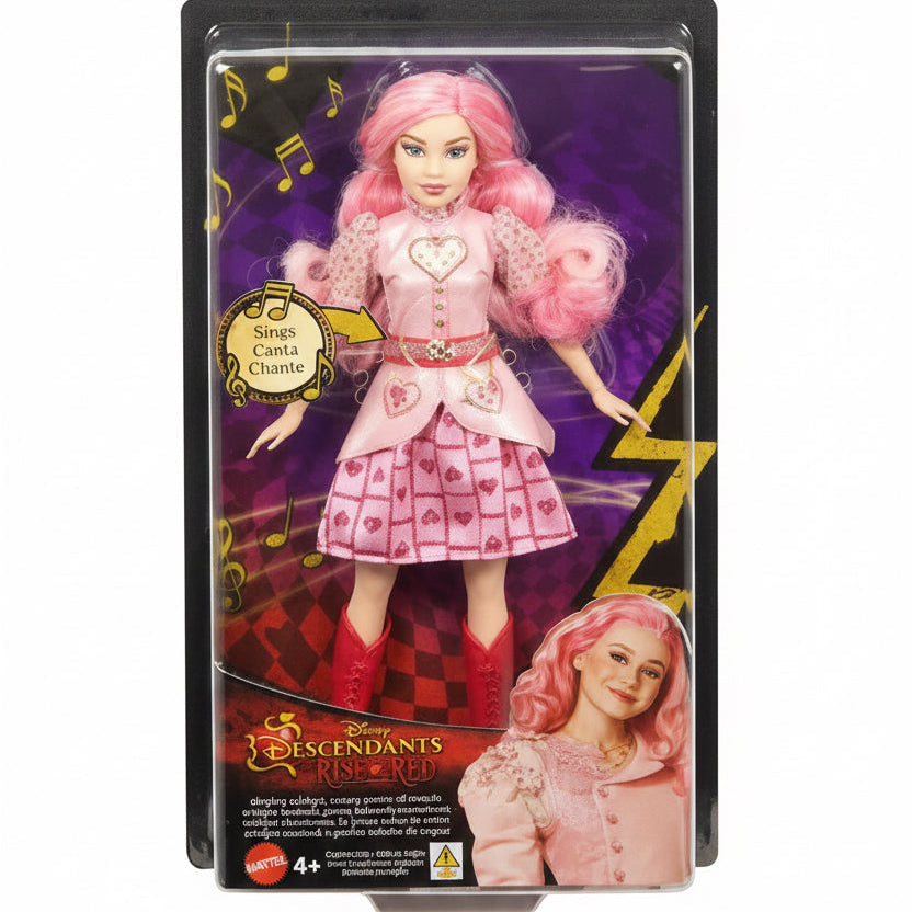 Mattel Disney Descendants: The Rise of Red  Singing Bridget, Young Queen of Hearts Doll