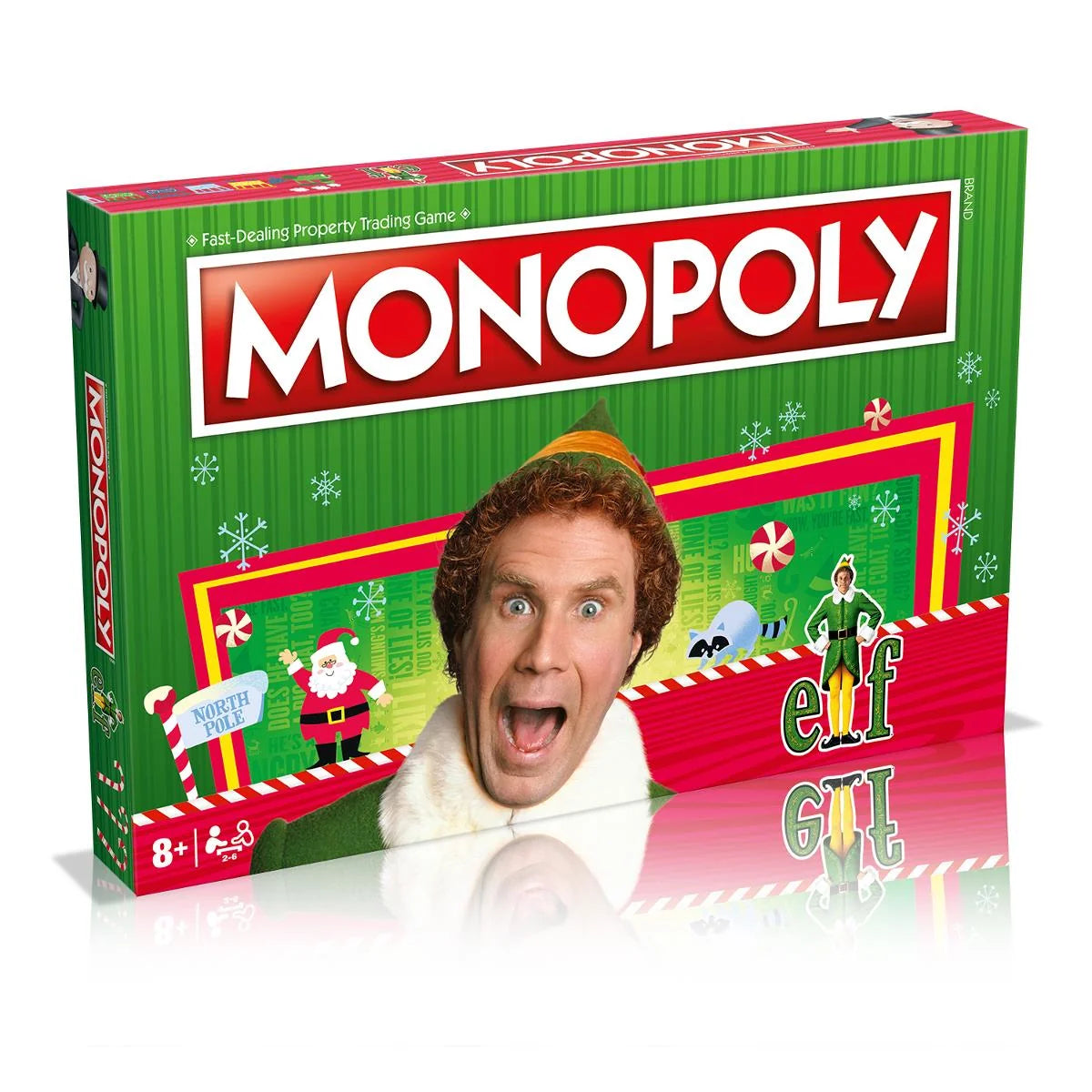 Winning Moves Elf Monopoly Board Game
