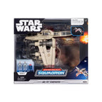 Jazwares Star Wars Micro Galaxy Squadron – ARC-170 Starfighter 8-Inch Vehicle with 3 Micro Figures