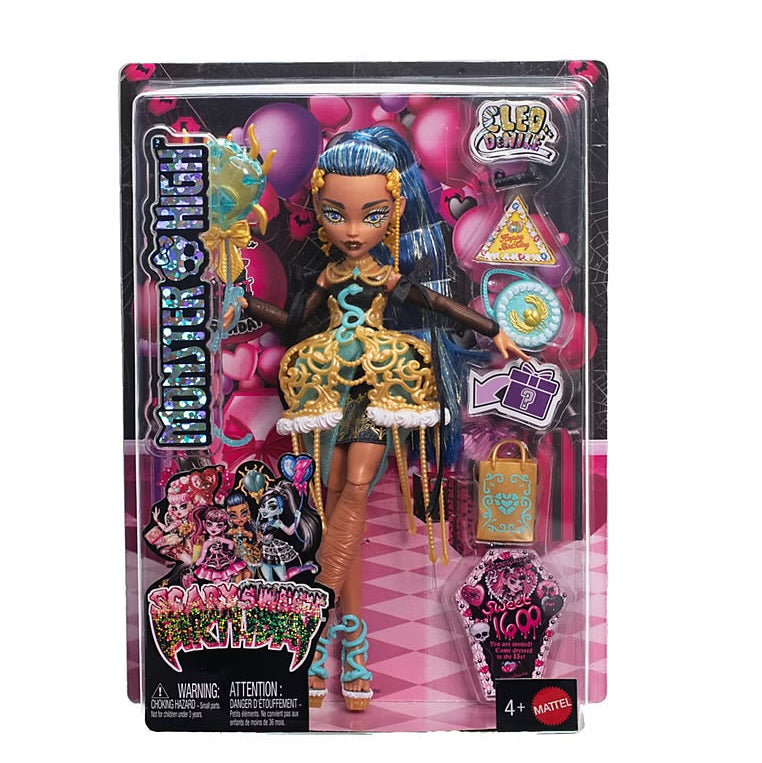 Mattel Monster High Scary Sweet Birthday Cleo De Nile Doll