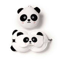 Relaxeazzz Adoramals Panda Round Plush Travel Pillow & Eye Mask