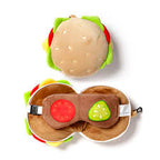 Relaxeazzz Fast Food Burger Travel Pillow & Eye Mask