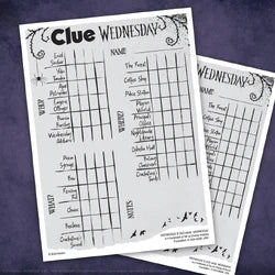Wednesday Cluedo Board Game
