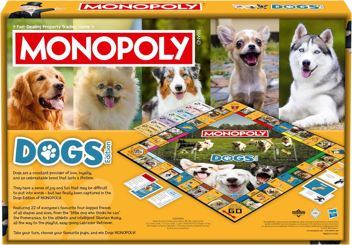 Dogs Monopoly Board Game