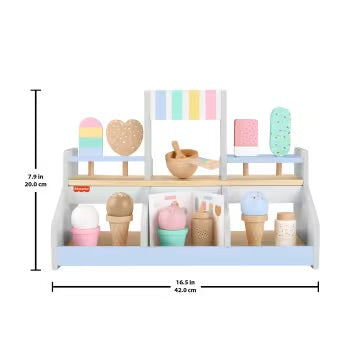 Fisher-Price Wooden Ice Cream Shop Playset