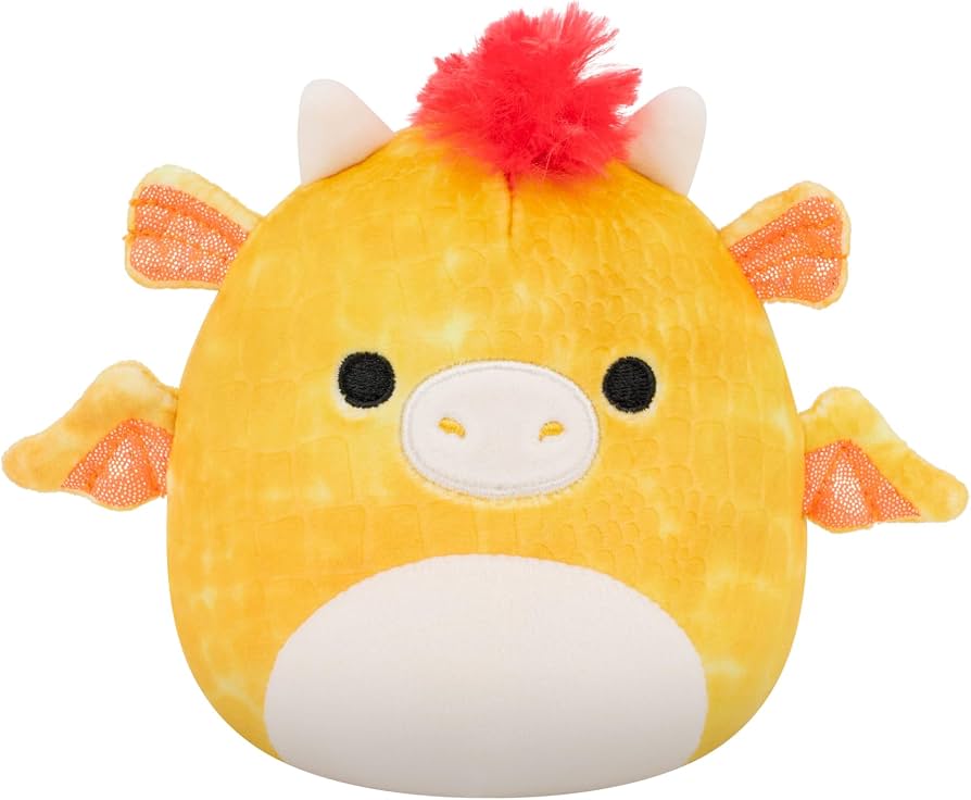 Squishmallows Original Dragon 4-Pack – Four 5-Inch Plush Toys