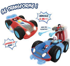 Marvel Spidey and His Amazing Friends Flip & Reveal Cruiser – Lights & Sounds