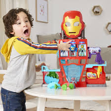 Marvel Iron Man and His Awesome Friends Iron Quarters Electronic Playset