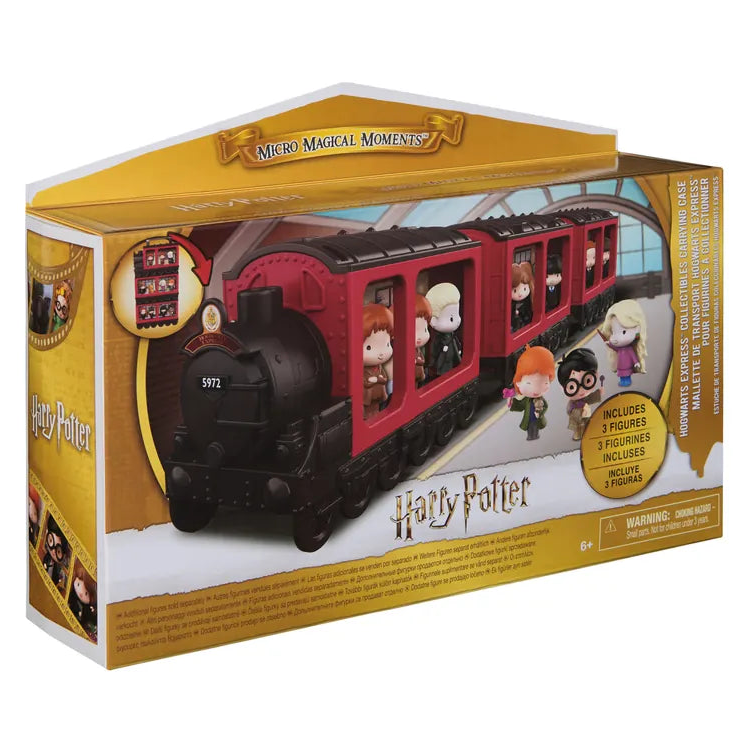 Harry Potter Hogwarts Express Carrying & Display Case with 3 Mini Figures
