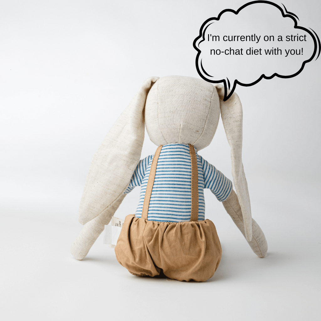Jojo Bunny  Heirloom Cotton Keepsake Toy