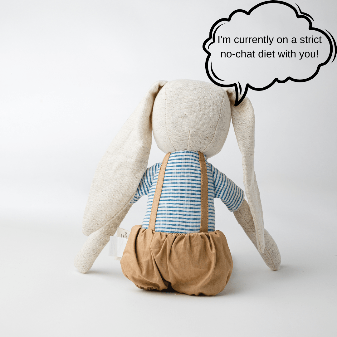 Jojo Bunny  Heirloom Cotton Keepsake Toy