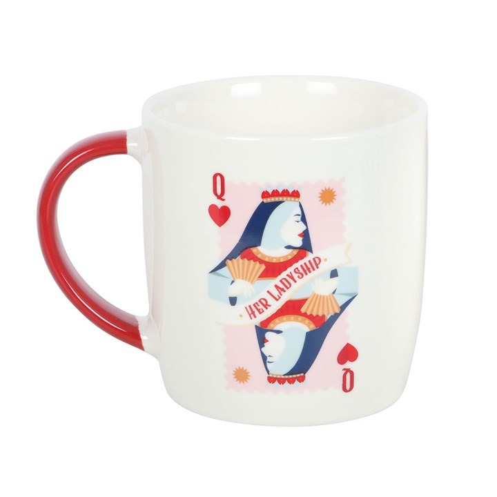 Her Ladyship Queen Playing Card Mug – 350ml