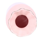 Pink Fluted Ceramic Flower Vase