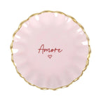 Pink Amore Ceramic Pedestal Trinket Dish