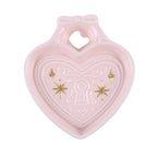 Pink Heart Locket Ceramic Trinket Dish