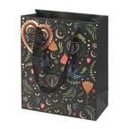 Midnight Bloom Black Floral Paper Gift Bag – Medium