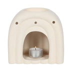Cream Speckled Arch Dolomite Oil Burner