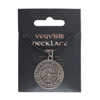 Vegvisir Viking Compass Cord Necklace