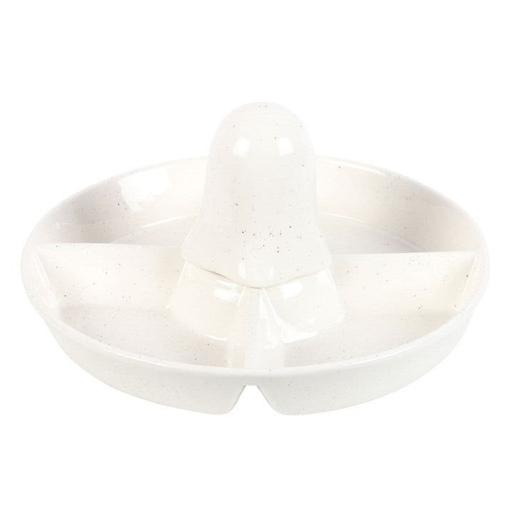 Ghost Chip & Dip Snack Dish Something Different
