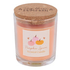 Pumpkin Pie Scented Glass Candle with Cork Lid