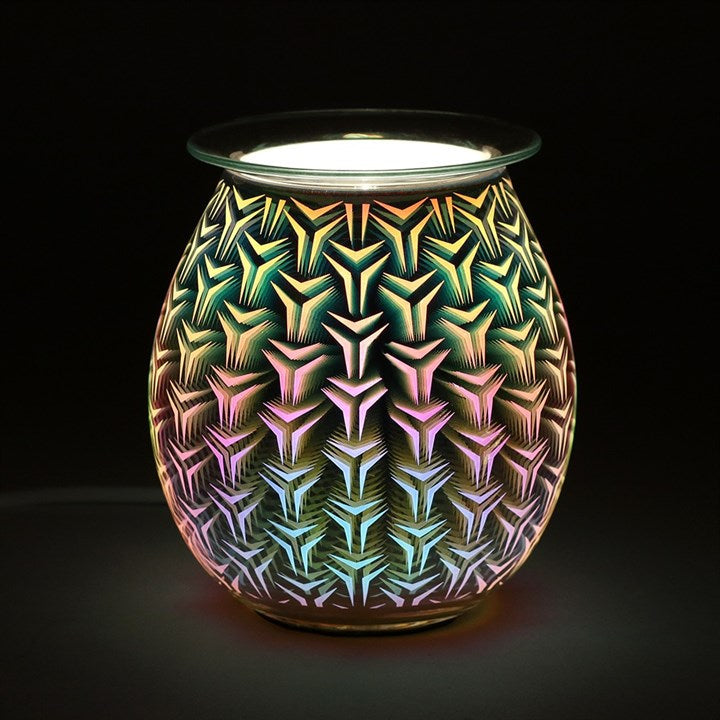 3D Geometric Light Up Electric Oil Burner Something Different