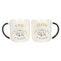 King and Queen Couples Caravan Mug Set Something Different